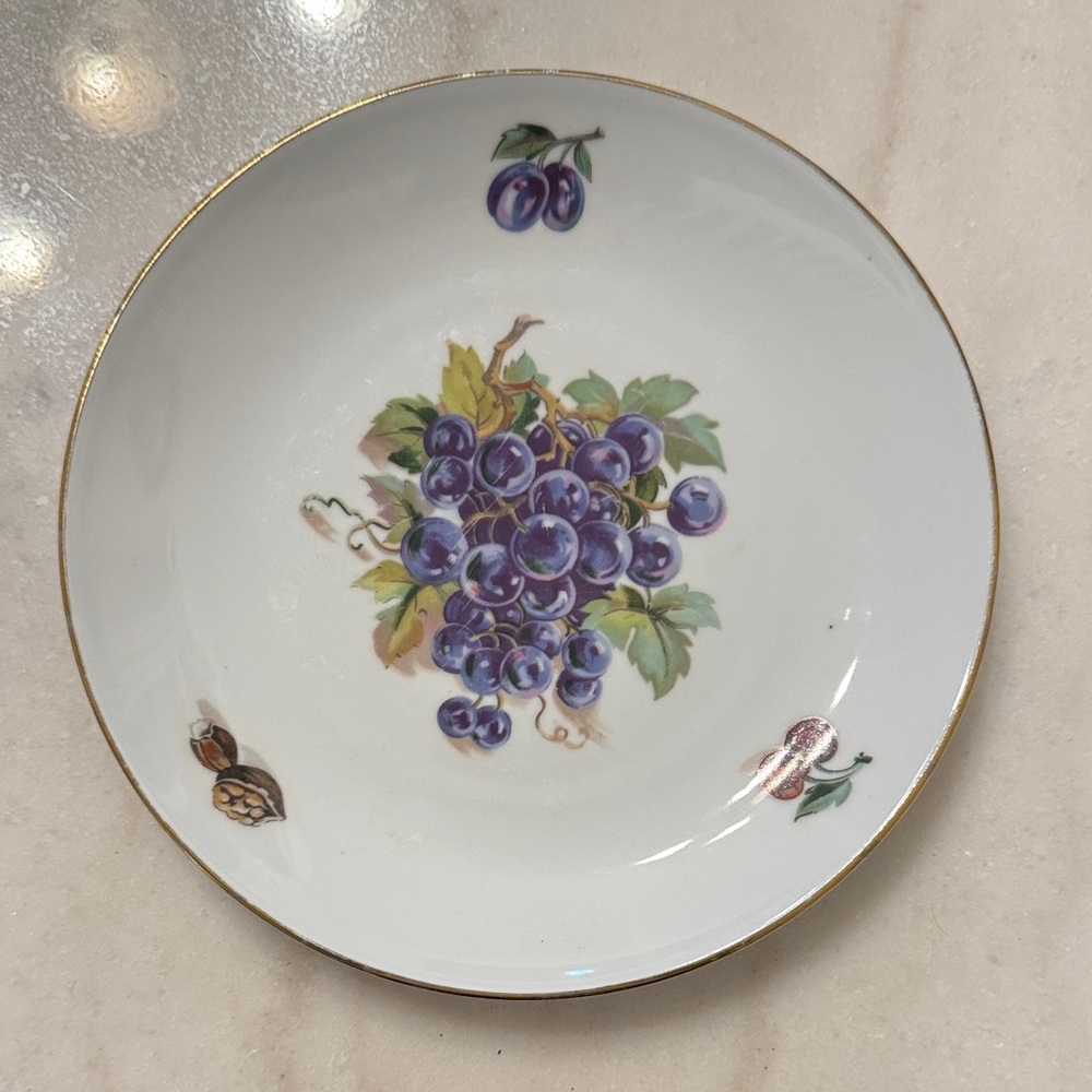 Vintage Kahla Fine Bohemian China Plate 7.5”